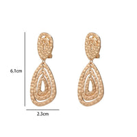 Boucles D'oreilles Clips Trio Gouttes