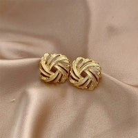 Boucles D’oreilles Clips Vintage Dorée Élégance