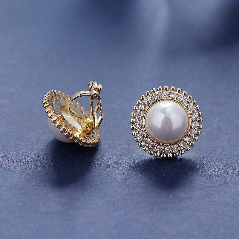 Boucles D'oreilles Clips Vintage