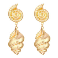 Boucles d'Oreilles Coquillage Océan Pendante