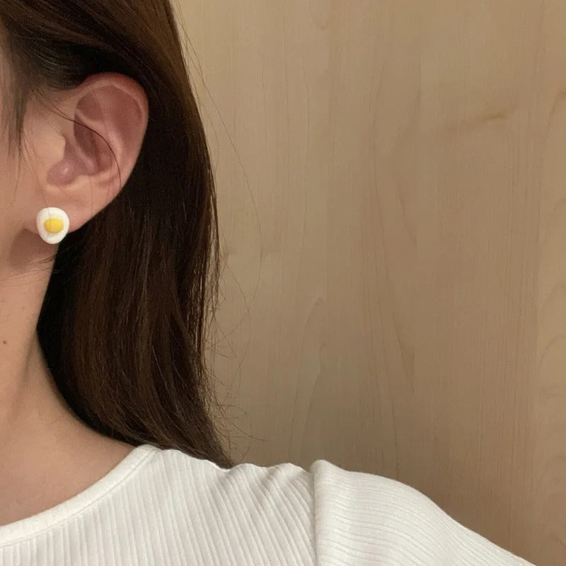 Boucles d'Oreilles Asymétriques Dessin Animé