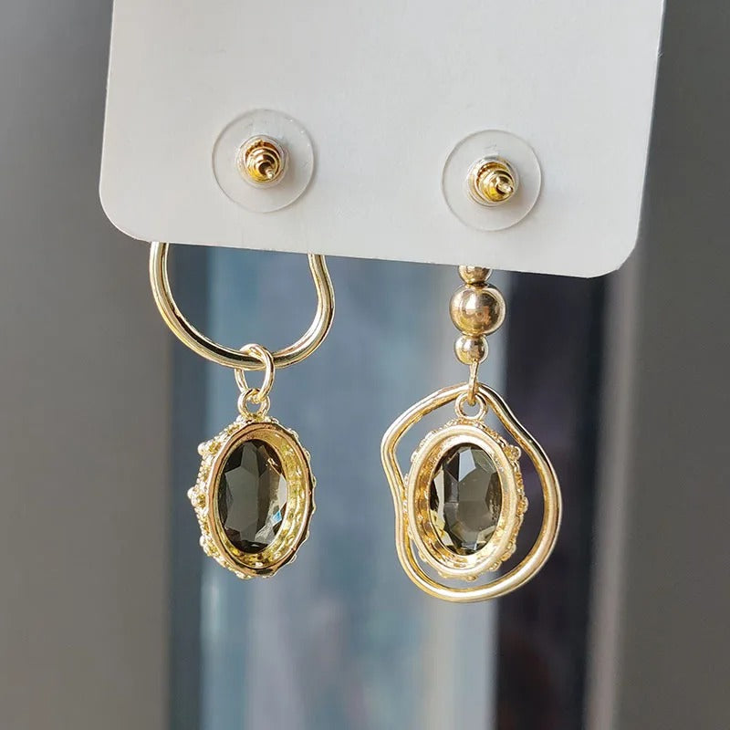 Boucles d'Oreilles Asymétriques Géométriques