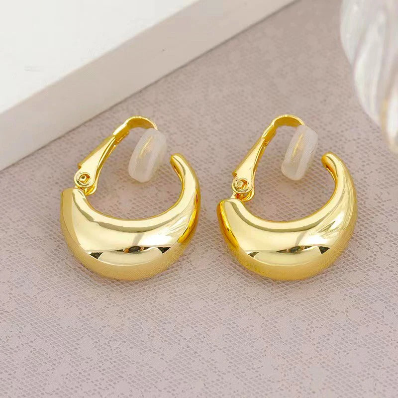 Boucles d'Oreilles Clip Confort Rondes Image