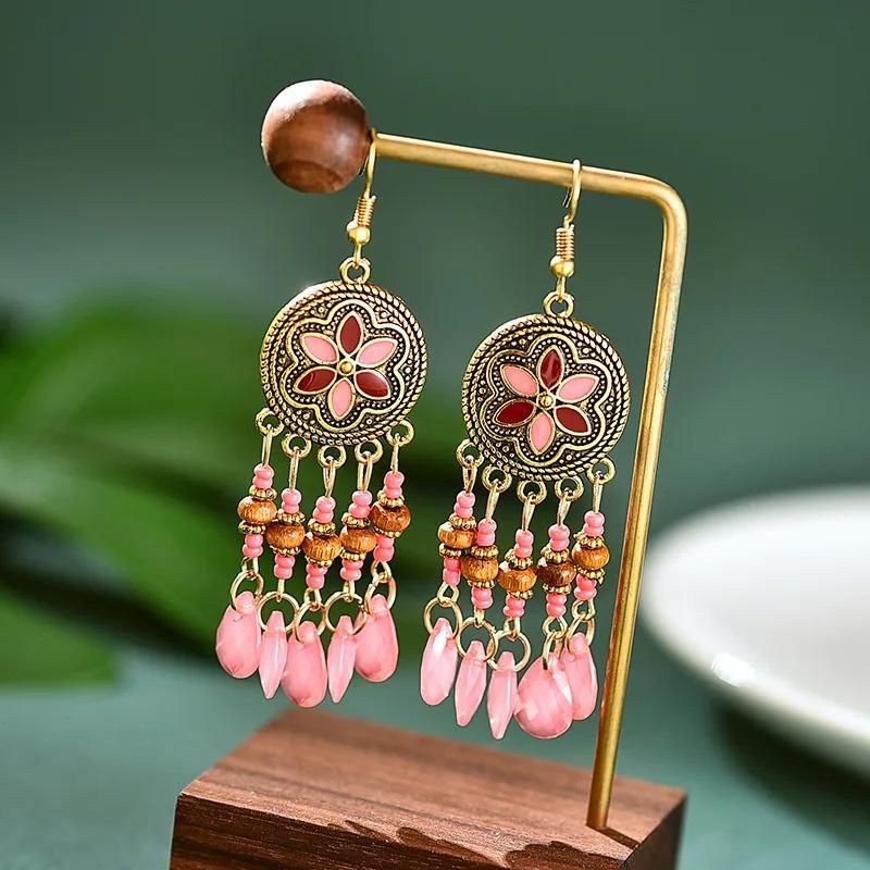 Boucles D'oreilles Originales Style Attrape Rêve