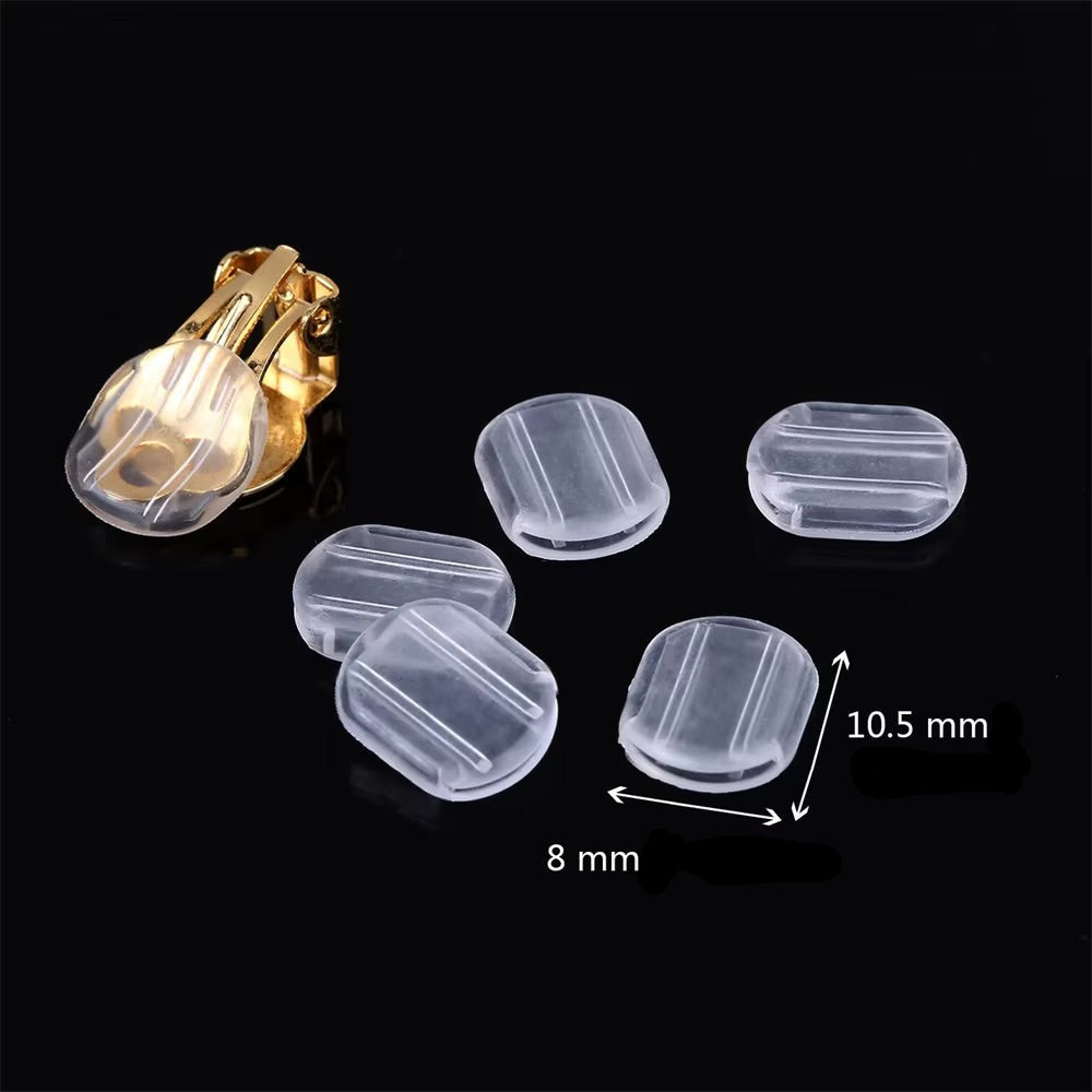 Protection en caoutchouc pour boucle d'oreille à clip