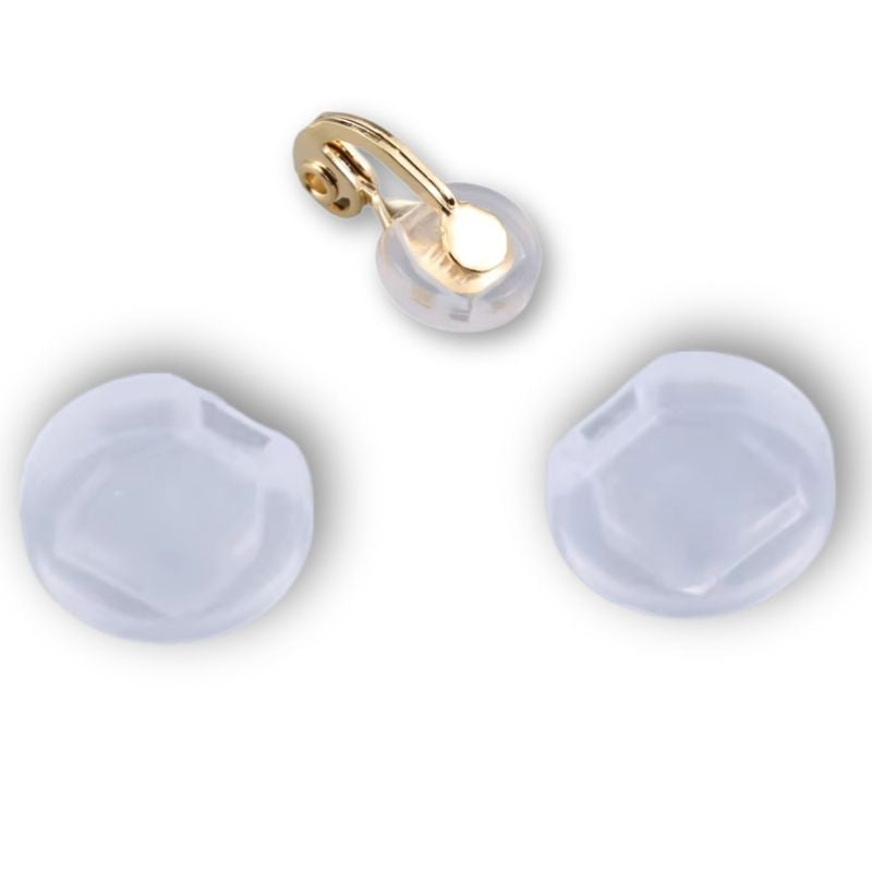 Protection en caoutchouc pour boucle d'oreille à clip