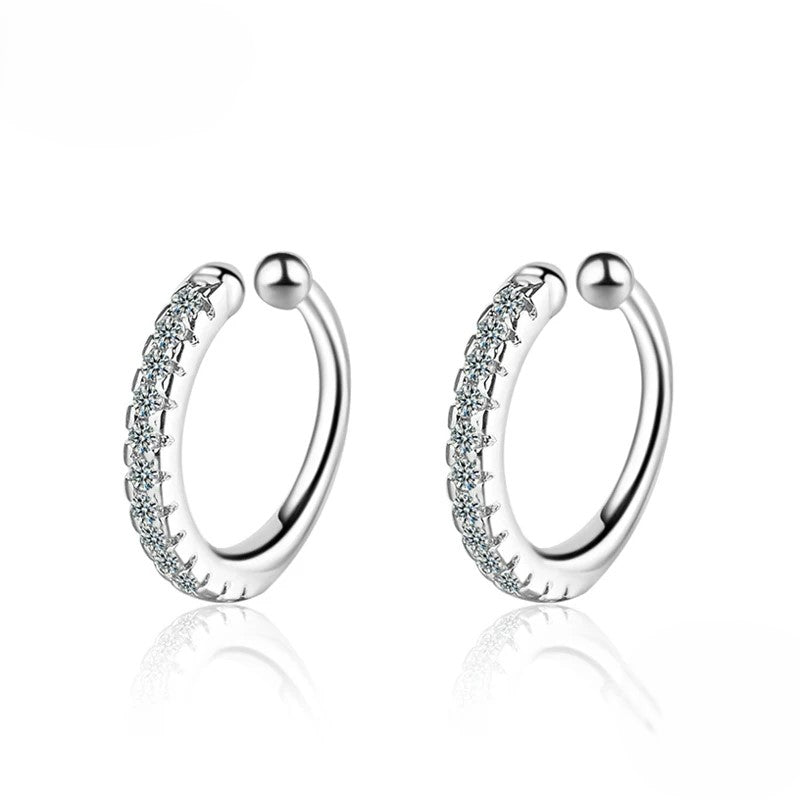 Ear cuff Argenté Fin et Délicat