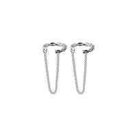 Ear Cuff  Chaîne Élégance En Argent
