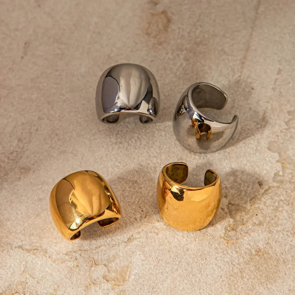 Ear cuff Large Acier Inoxydable