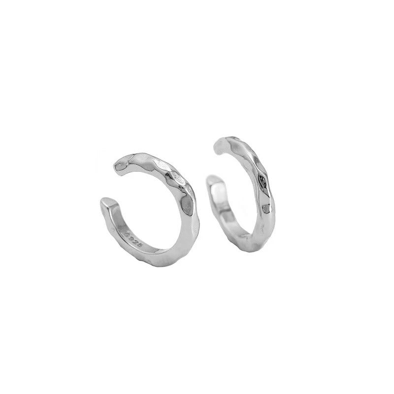Ear Cuff Martelé En Argent