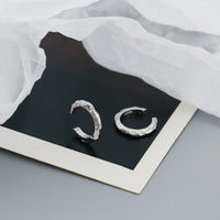 Ear Cuff Martelé En Argent