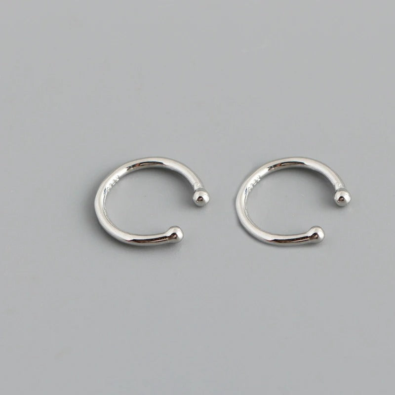 Ear Cuff Minimaliste – Argent