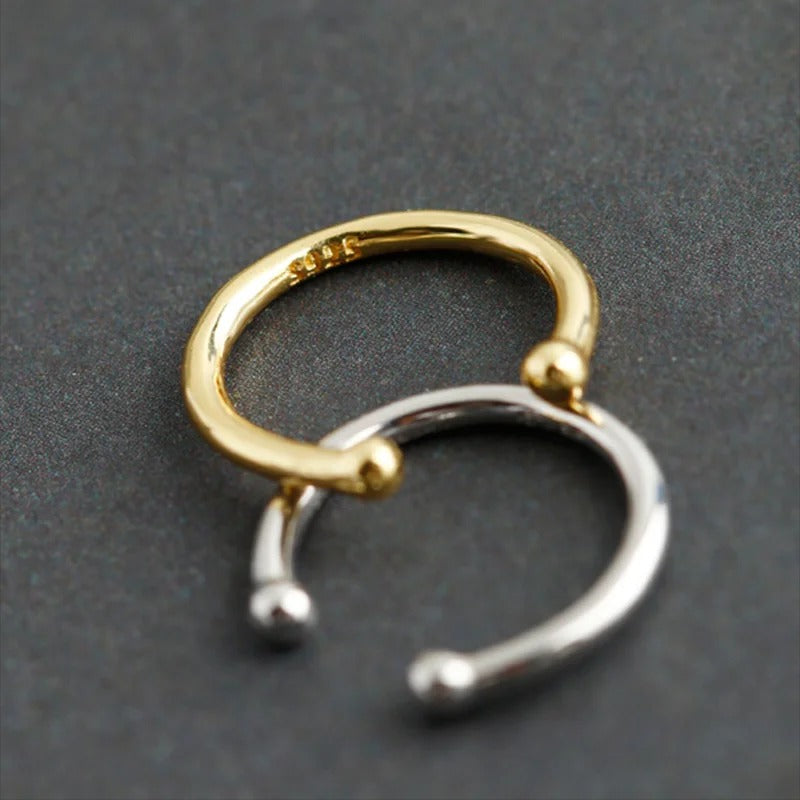 Ear Cuff Minimaliste – Argent Image