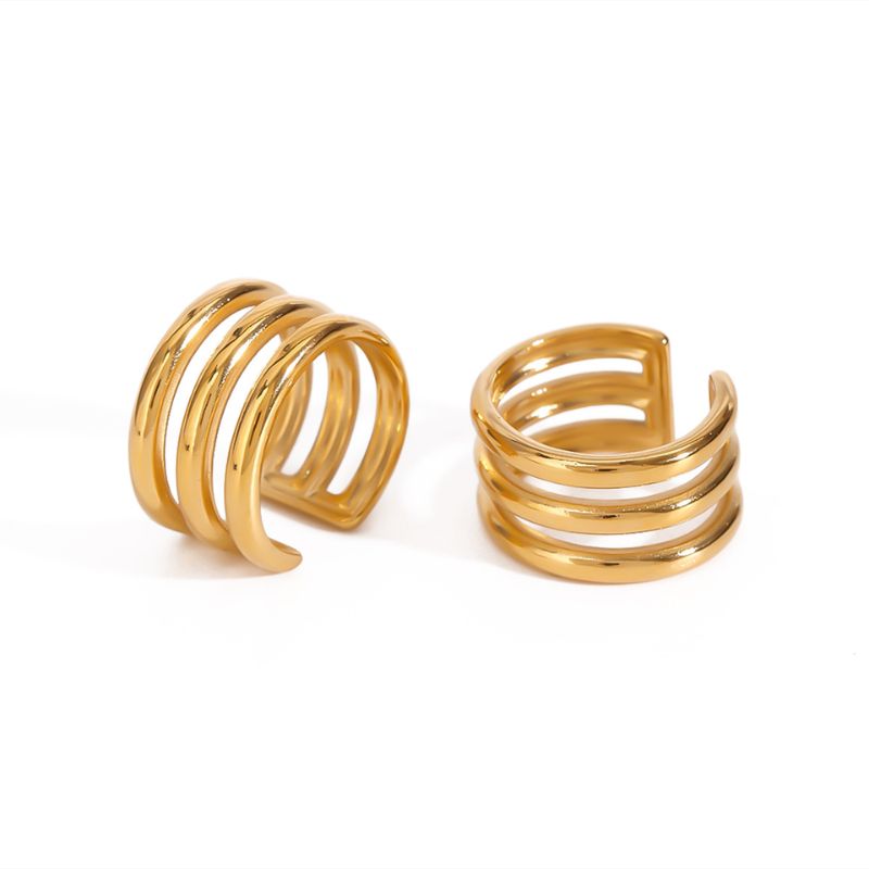 Ear cuff Original Acier Inoxydable Doré