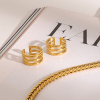 Ear cuff Original Acier Inoxydable Doré