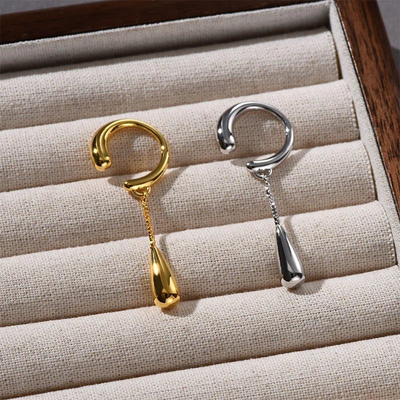 Ear Cuff Pendante Style Larme