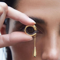 Ear Cuff Pendante Style Larme