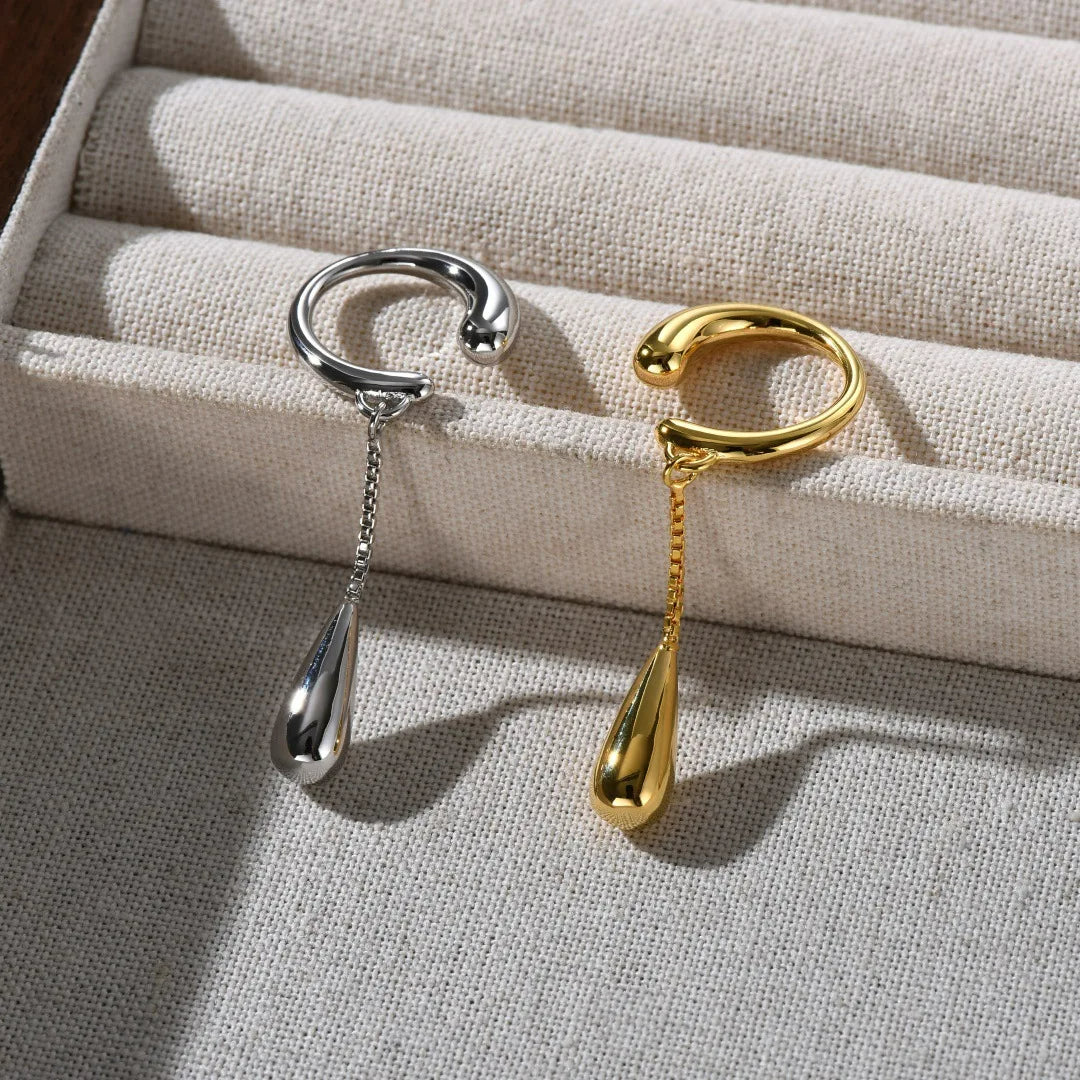 Ear Cuff Pendante Style Larme