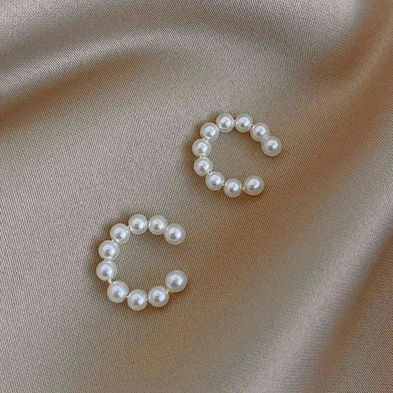 Ear cuff Perles Effet Nacre