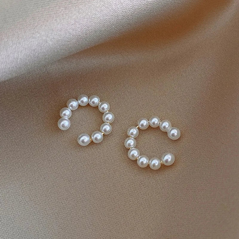 Ear cuff Perles Effet Nacre Image