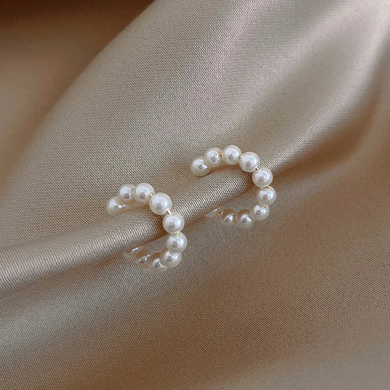 Ear cuff Perles Effet Nacre