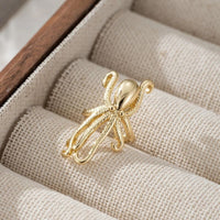 Ear Cuff Pieuvre Dorée