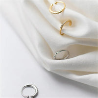 Ear Cuff Zircon Chic En Argent Et Zircon