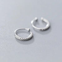 Ear Cuff Zircon Chic En Argent Et Zircon
