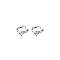 Earcuff Élégance Argent Et Zircon