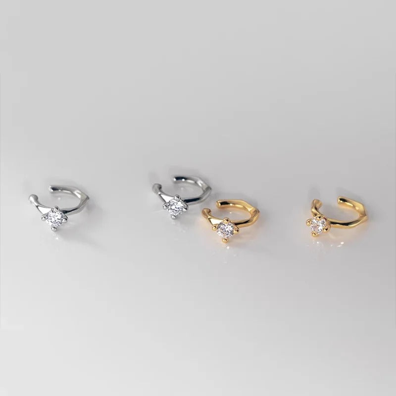 Earcuff Élégance Argent Et Zircon