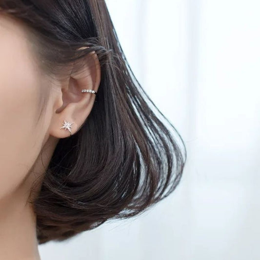 Earcuff Étoile Boréale Brillante