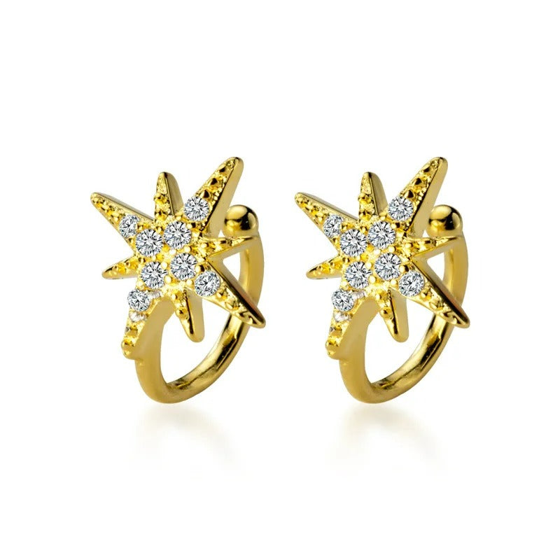 Earcuff Étoile Boréale Brillante