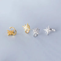 Earcuff Étoile Boréale Brillante