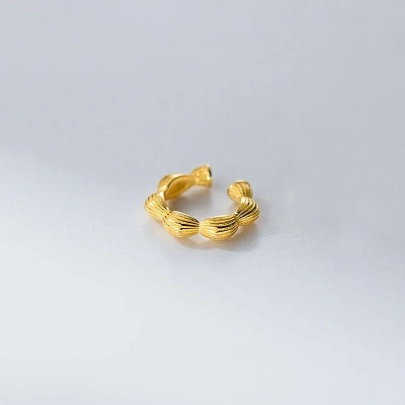 Earcuff Torsadé Élégance Texturée