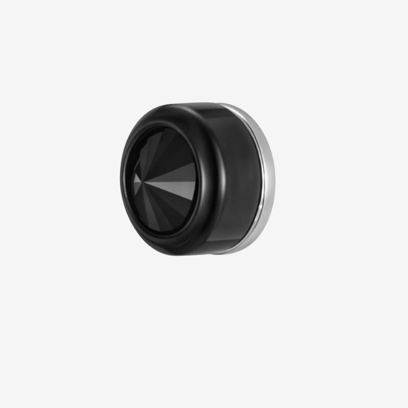 Fausse Boucle d'Oreille Homme Aimant Noire - Acier Inoxydable