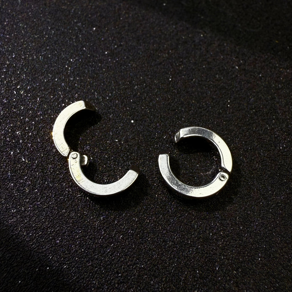 Fausse Boucle d'Oreille Homme Croix Gothique - Acier inoxydable