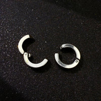 Fausse Boucle d'Oreille Homme Croix Gothique - Acier inoxydable