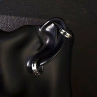 Fausse Boucle d'Oreille Homme Croix Gothique - Acier inoxydable