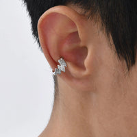 Fausse Boucle d'Oreille Homme Éclair Zircon