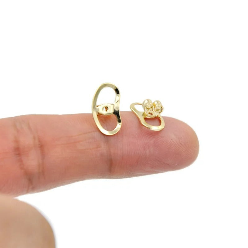 Fermoir Boucle D'Oreille Ovale – Lot De 4 Pièces