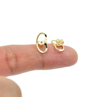 Fermoir Boucle D'Oreille Ovale – Lot De 4 Pièces