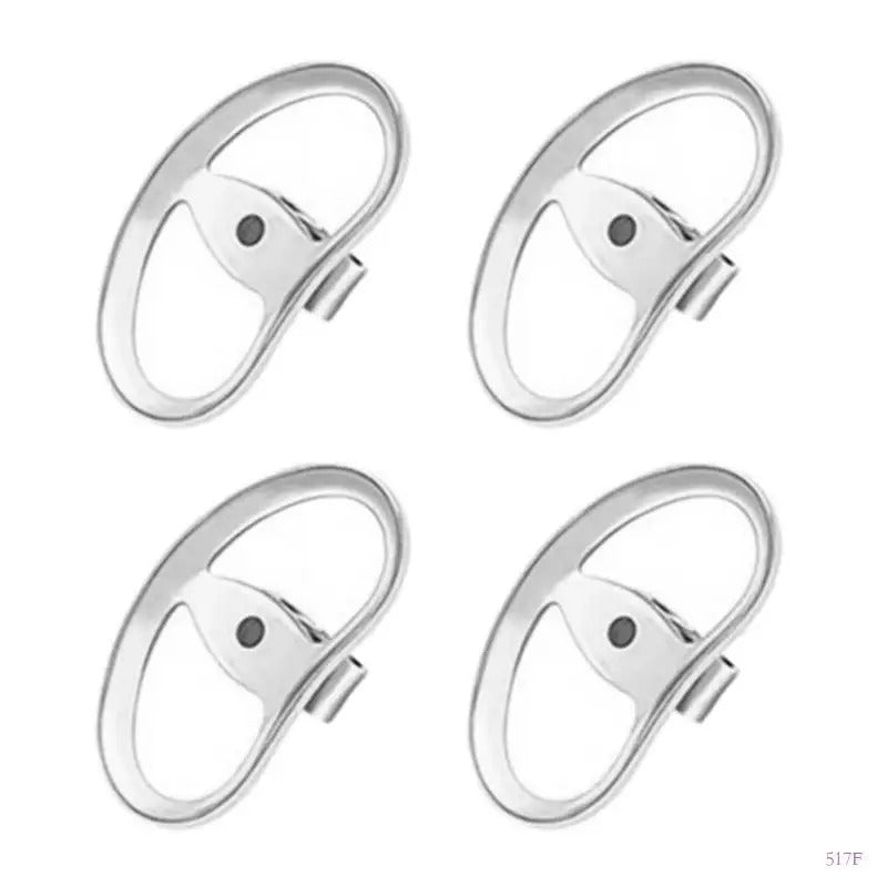 Fermoir Boucle D'Oreille Ovale – Lot De 4 Pièces