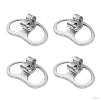 Fermoir Boucle D'Oreille Ovale – Lot De 4 Pièces