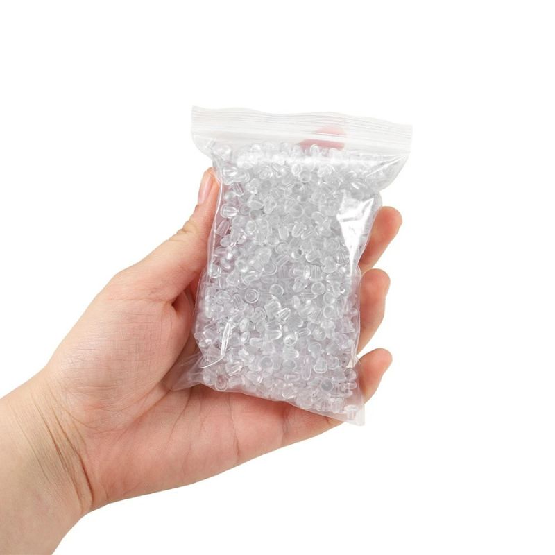 Fermoir Boucle D'Oreille En Silicone Transparent – Lot De 200 Pièces