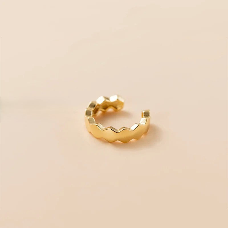 Lot 2 Earcuff Géométrique Doré - Argent