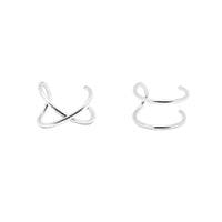Lot 2 Earcuff Minimaliste - Argent