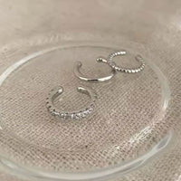 Lot 3 Earcuff Tendance Argentés Ou Dorés