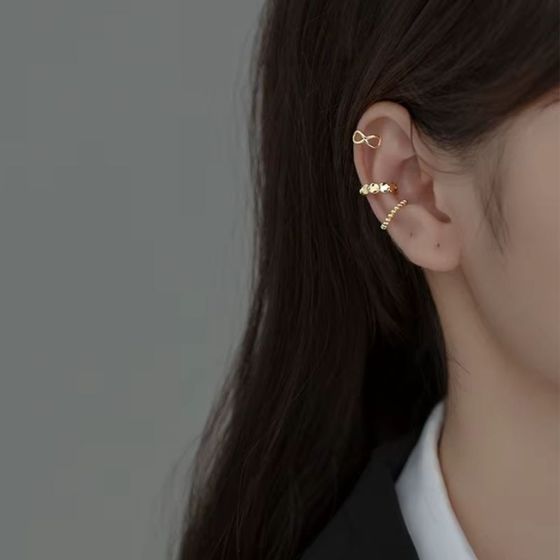 Lot 3 Earcuff Tendance Argentés Ou Dorés - Argent