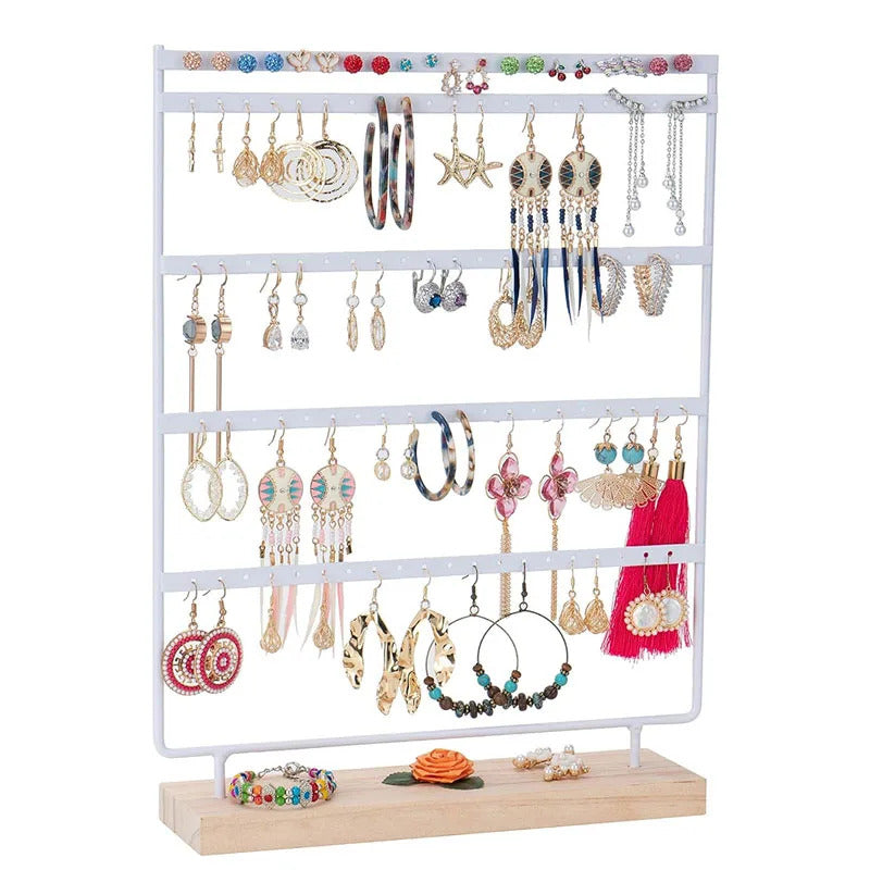 Porte Boucle D'oreille en Forme Rectangulaire Image