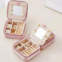 Rangement Boucle D'oreille Coffret Velours De Voyage
